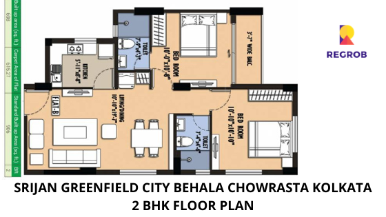 Srijan Greenfield City  Floor Plan
