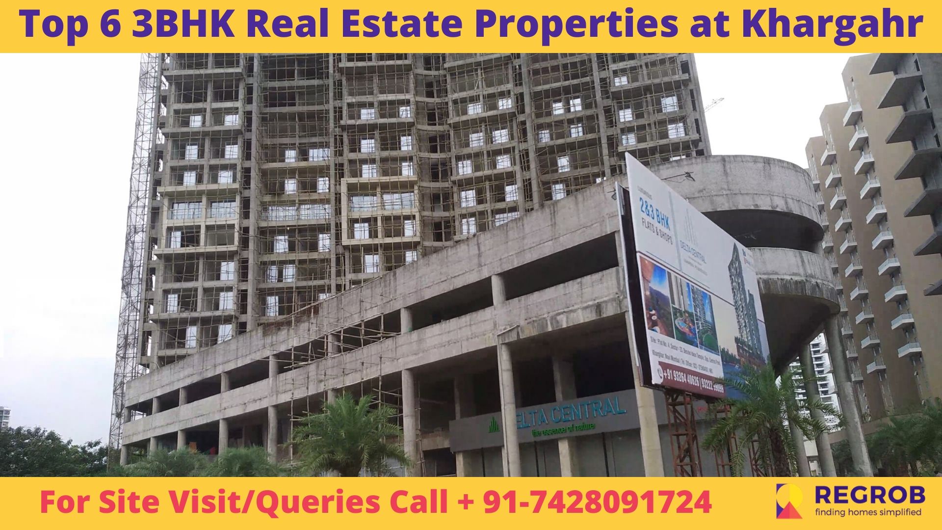 Top 6 3BHK Real Estate Properties at Khargahr
