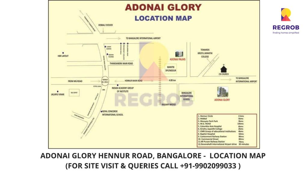 Adonai Glory Hennur Road Bangalore