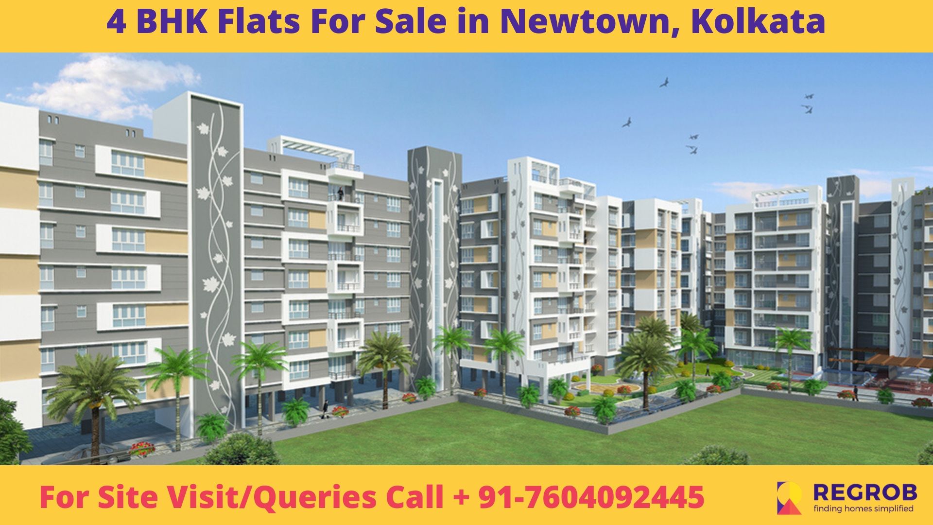4 BHK Flats For Sale in Newtown, Kolkata