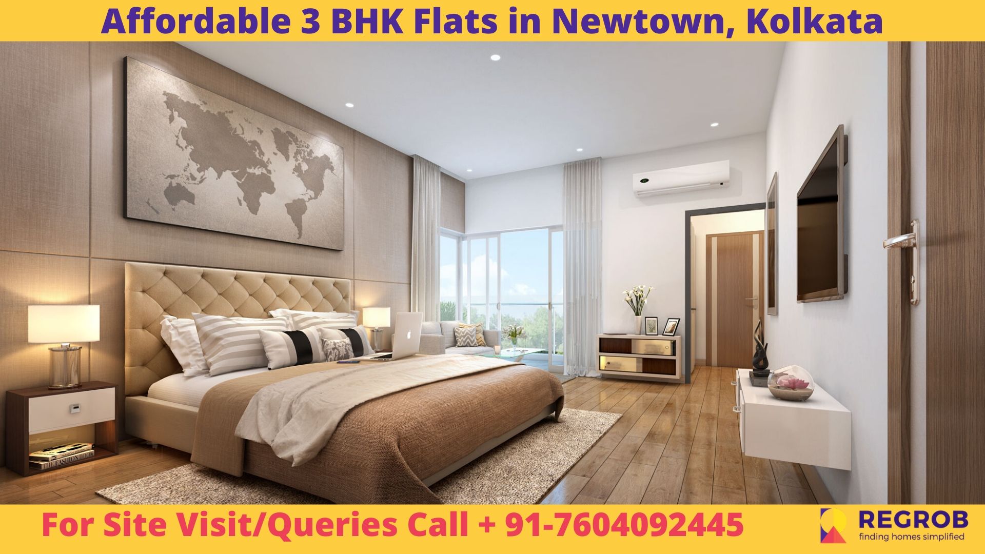 Affordable 3 BHK Flats in Newtown, Kolkata