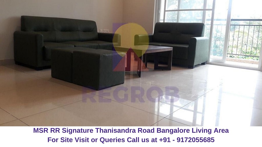MSR RR Signature Thanisandra Road Bangalore Living Area