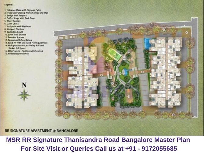 MSR RR Signature Thanisandra Road Bangalore Master Plan