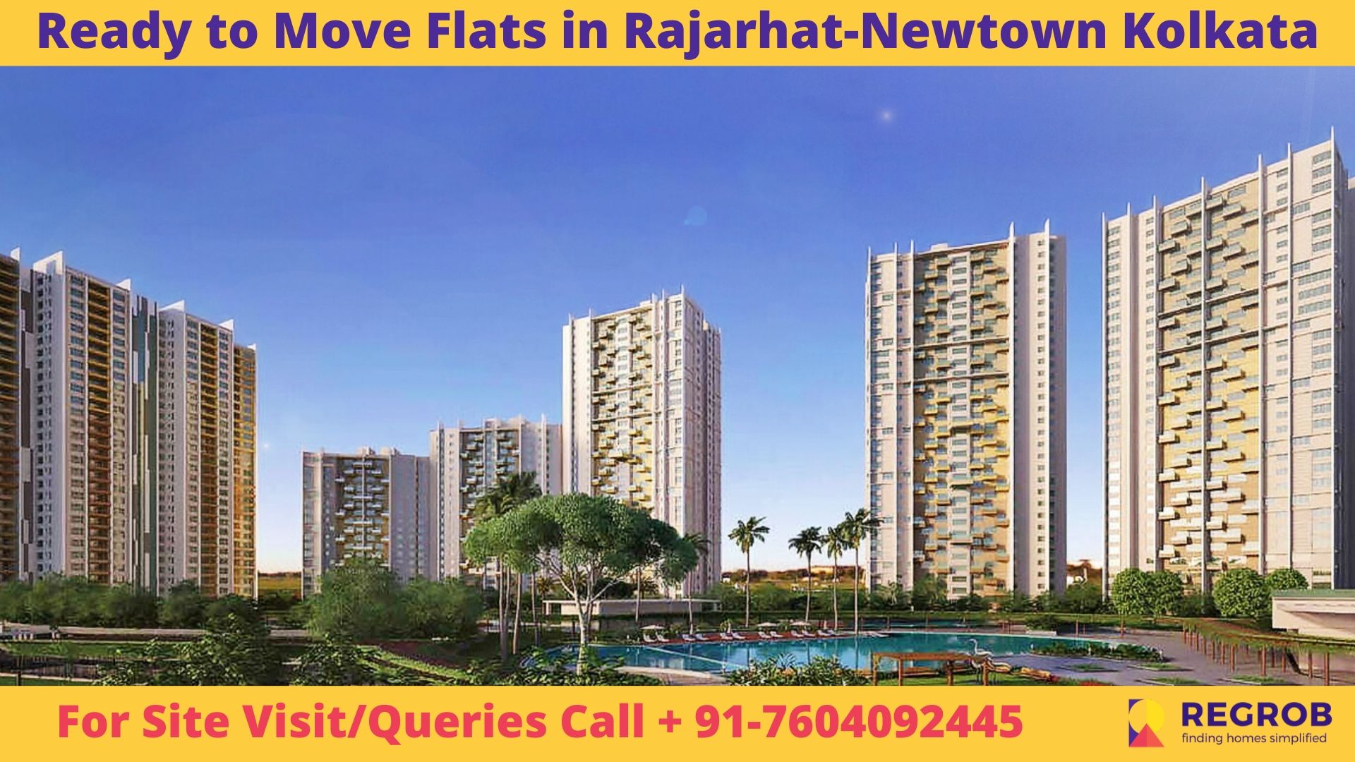 Ready to Move Flats in Rajarhat-Newtown Kolkata