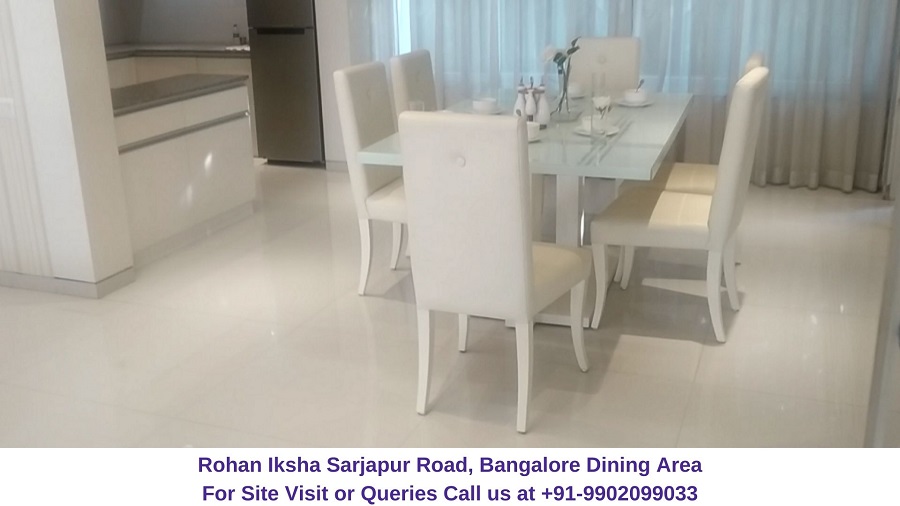 Rohan Iksha Sarjapur Road, Bangalore Dining Area