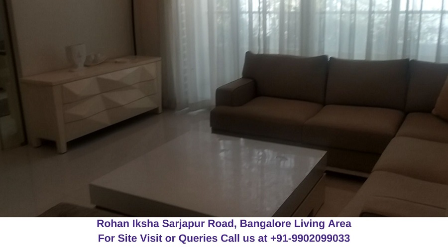 Rohan Iksha Sarjapur Road, Bangalore Living Area