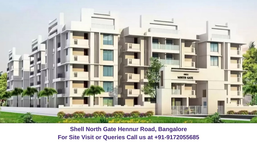 Shell North Gate Hennur Road, Bangalore Elevated View Regrob