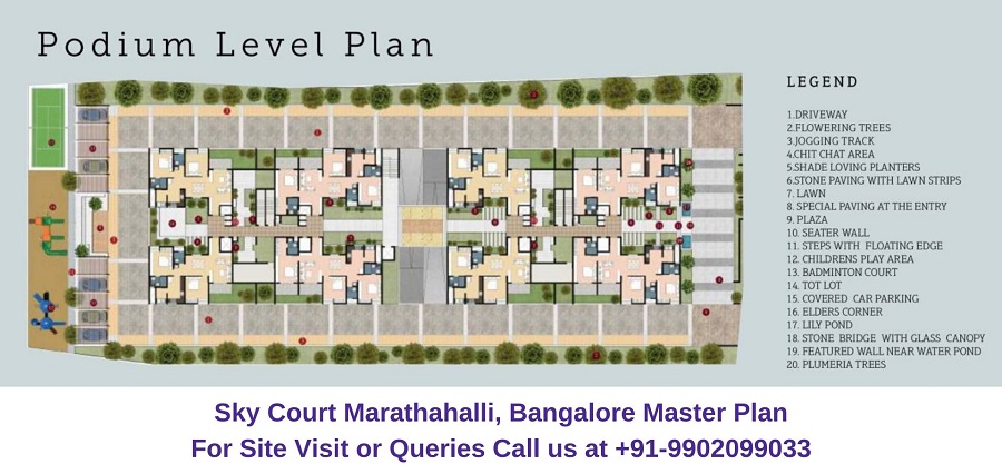 Sky Court Marathahalli, Bangalore Master Plan