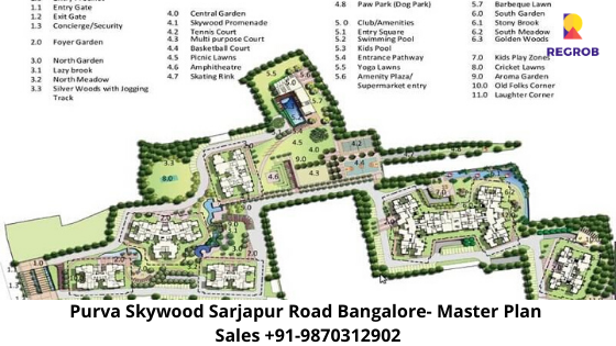 Purva Skywood  Master Plan