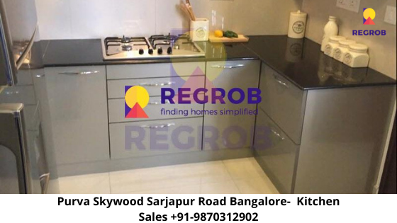 Kitchen of purva Skywood 