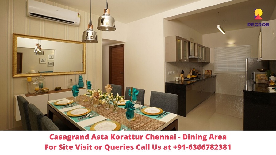 Casagrand Asta Korattur Chennai Dining Area