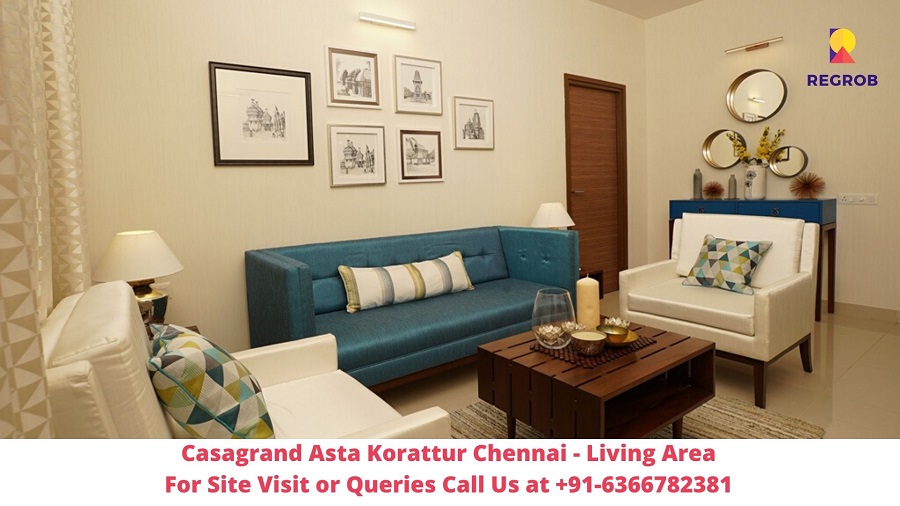 Casagrand Asta Korattur Chennai Living Area