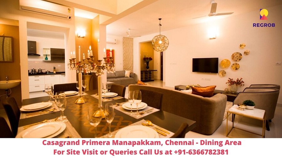 Casagrand Primera Manapakkam, Chennai Dining Area