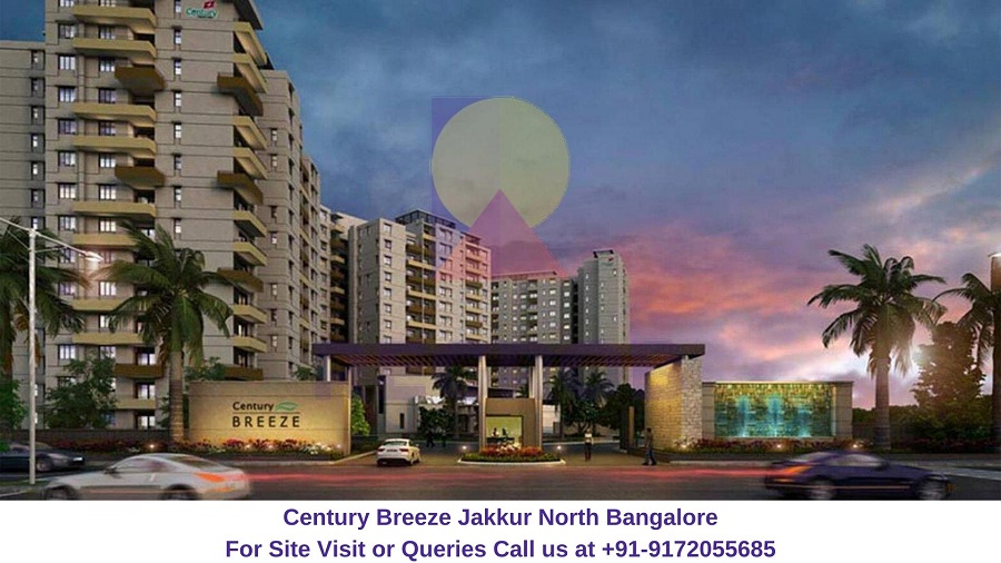 Century Breeze Jakkur North Bangalore Front View