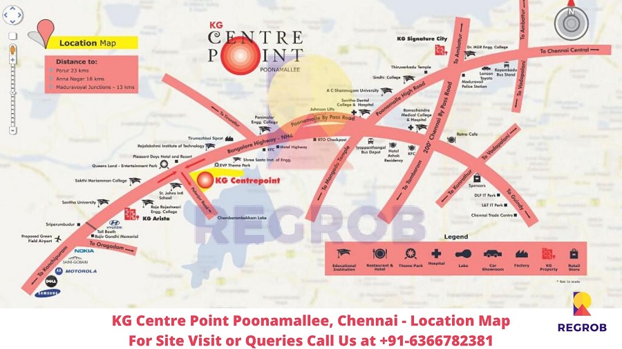KG Centre Point Poonamallee, Chennai Location Map