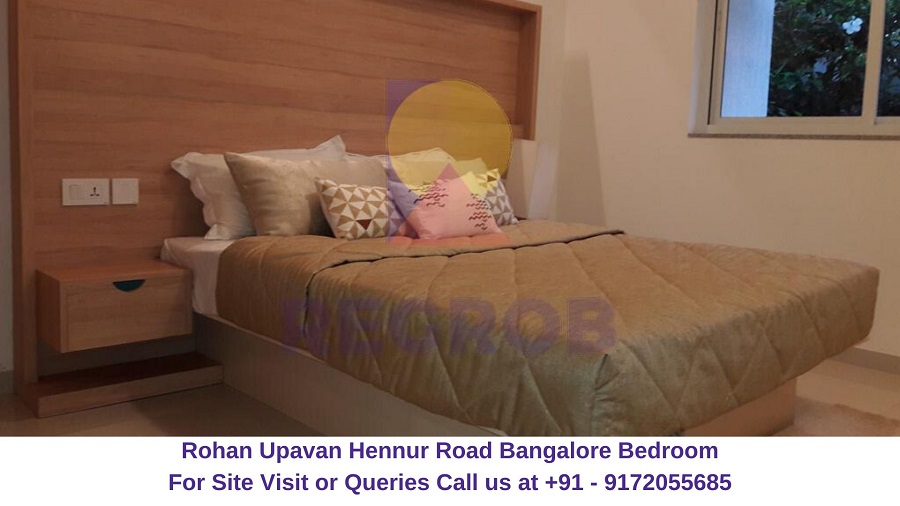 Rohan Upavan Hennur Road Bangalore Bedroom