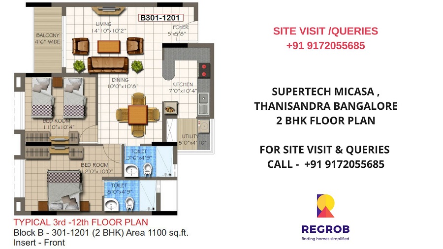 Supertech Micasa Thanisandra Main Road Bangalore Price Actual Video