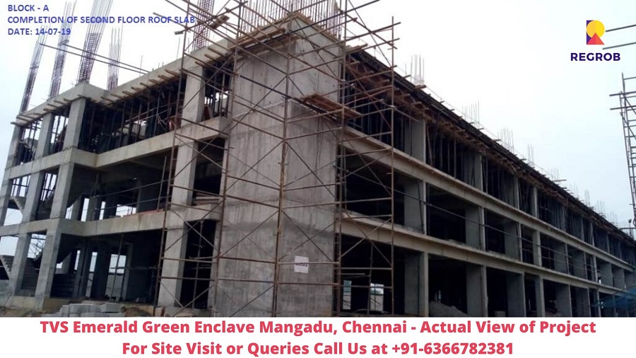 TVS Emerald Green Enclave Mangadu, Chennai Actual View of Project