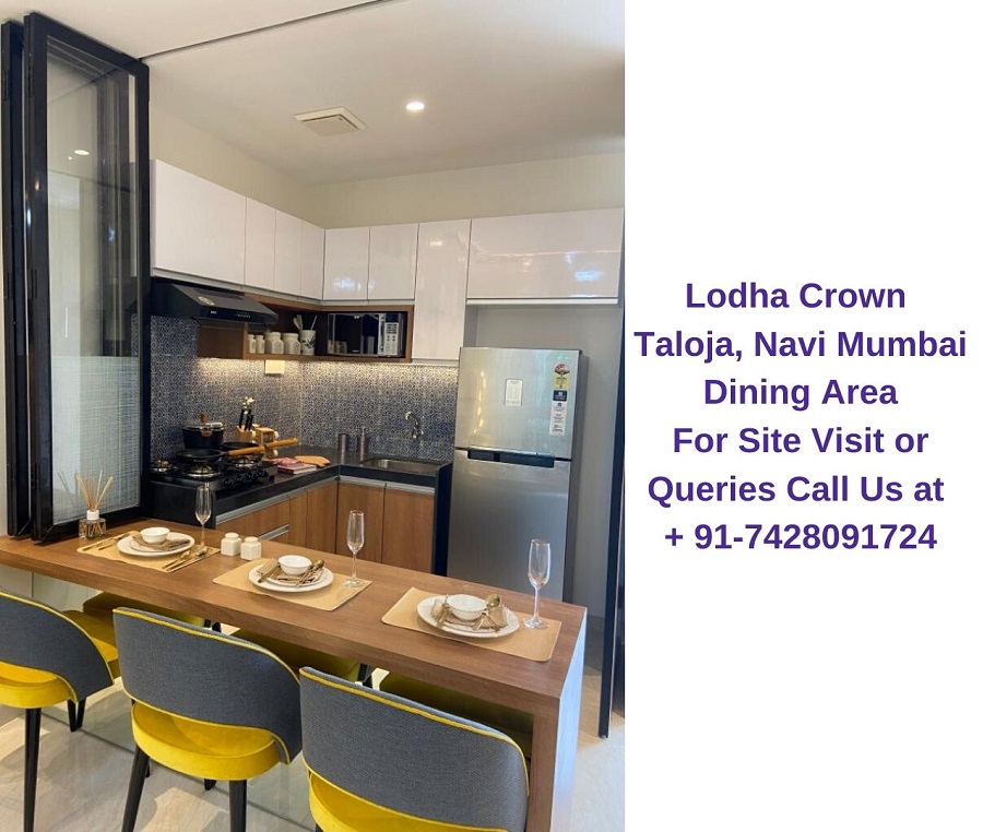 Lodha Crown Taloja, Navi Mumbai Dining Area