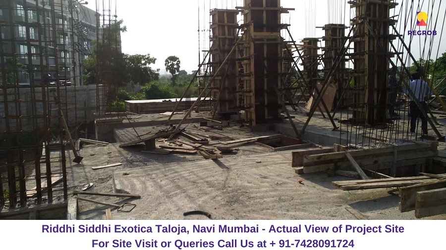 Riddhi Siddhi Exotica Taloja, Navi Mumbai Actual View of Construction Site (4)