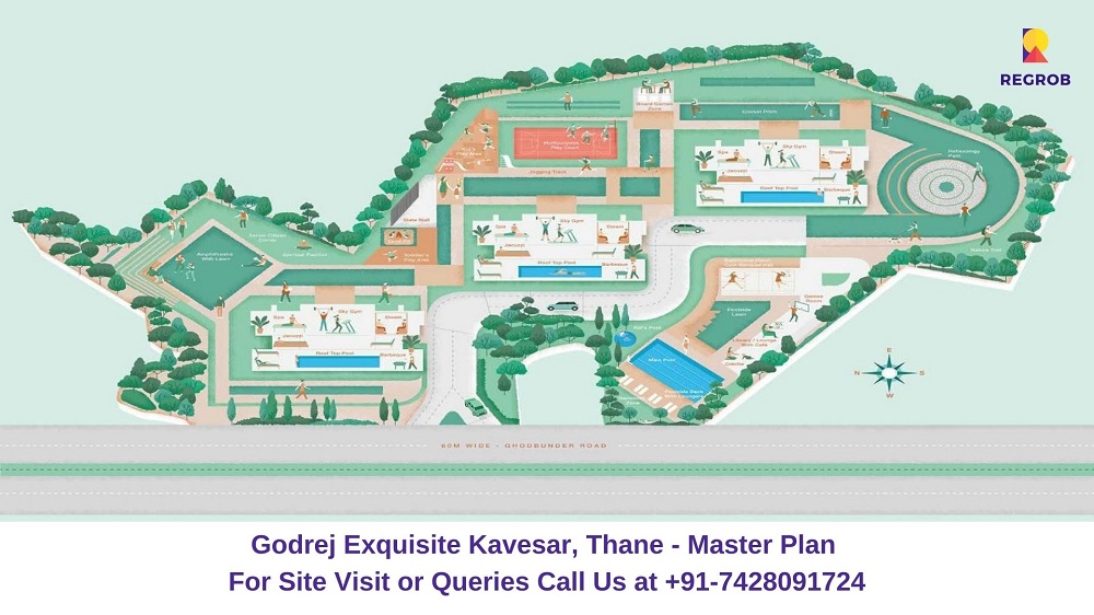 Godrej Exquisite Kavesar, Thane Master Plan
