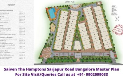 Saiven The Hamptons Sarjapur Road Bangalore Master Plan
