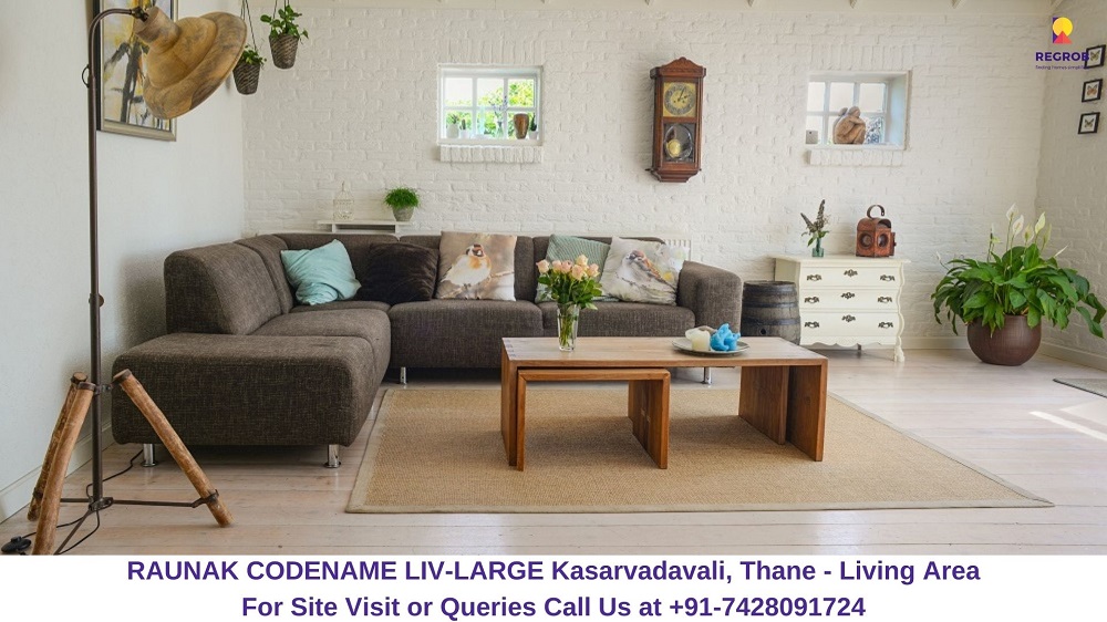 RAUNAK CODENAME LIV-LARGE Kasarvadavali, Thane Living Area