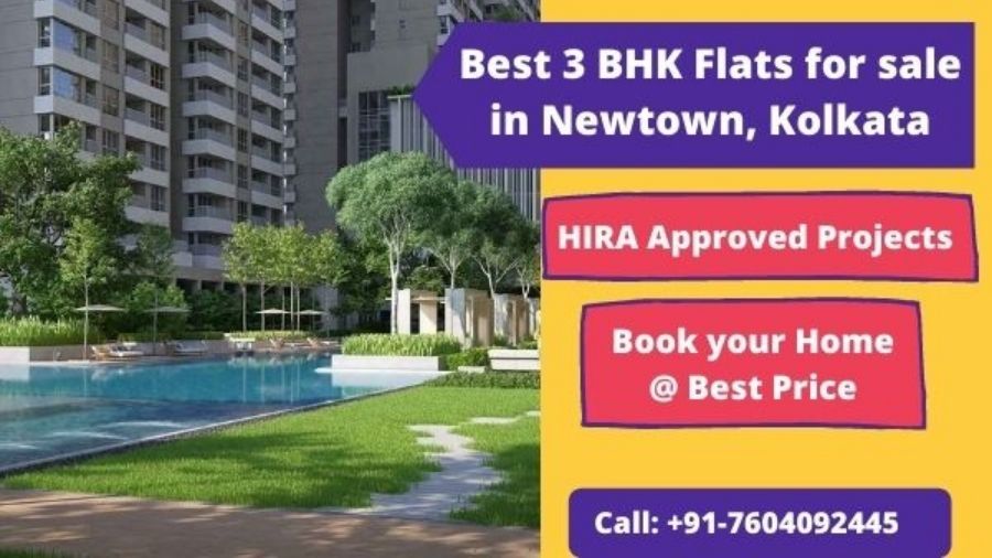 Best 3 BHK Flats for sale in Newtown, Kolkata