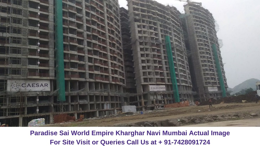 Paradise Sai World Empire Kharghar Navi Mumbai Construction Site (3)