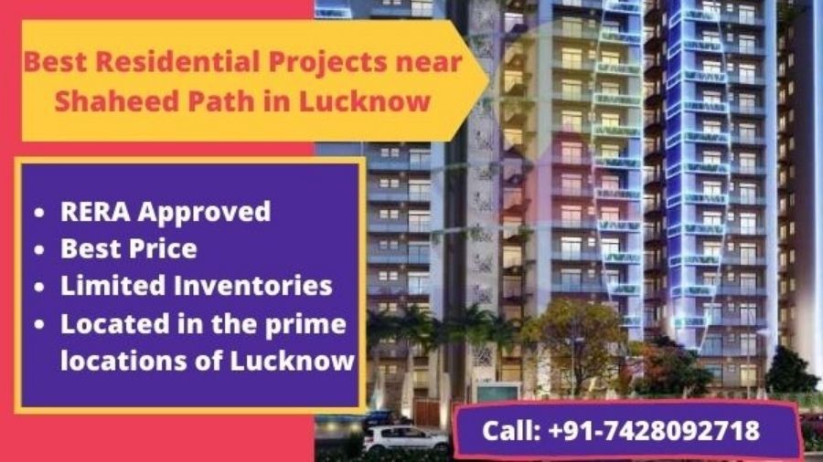 Best Residential Projects near Shaheed Path, Lucknow 2, 3, 4 BHK Flats
