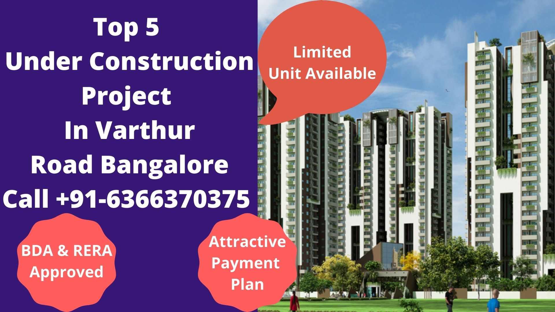 Top 5 Under Construction Project In Varthur Road Bangalore