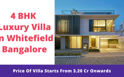 4 BHK Luxury Villa In Whitefield Bangalore