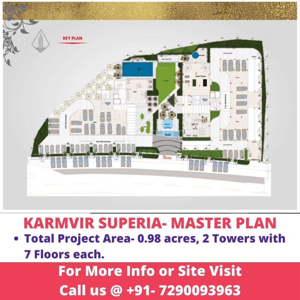 Master Plan of Karmvir Superia Canal Road Dehradun, UK