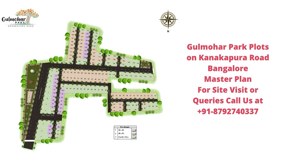 Gulmohar Park Plots on Kanakapura Road Bangalore Master Plan