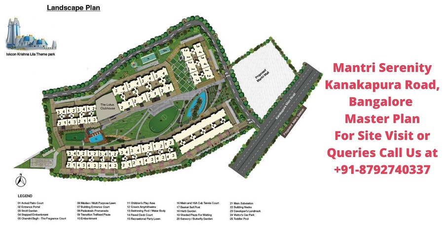 Mantri Serenity Kanakapura Road, Bangalore Master Plan