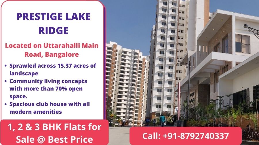 Prestige Lake Ridge Uttarahalli Main Road, Bangalore Price, Actual Video