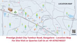 Bangalore To Tumkur Road Map Prestige Jindal City Tumkur Road, Bangalore Location Map - Regrob