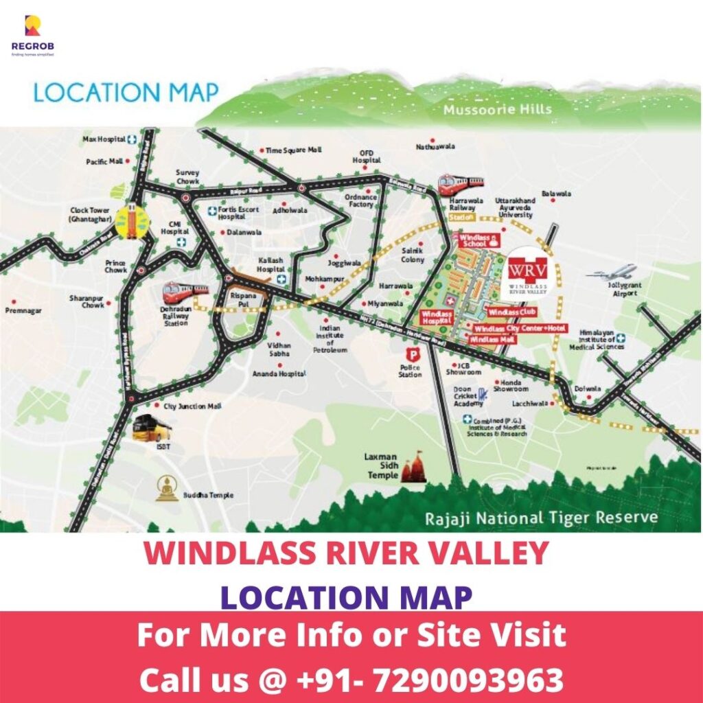 Windlass River Valley Location Map