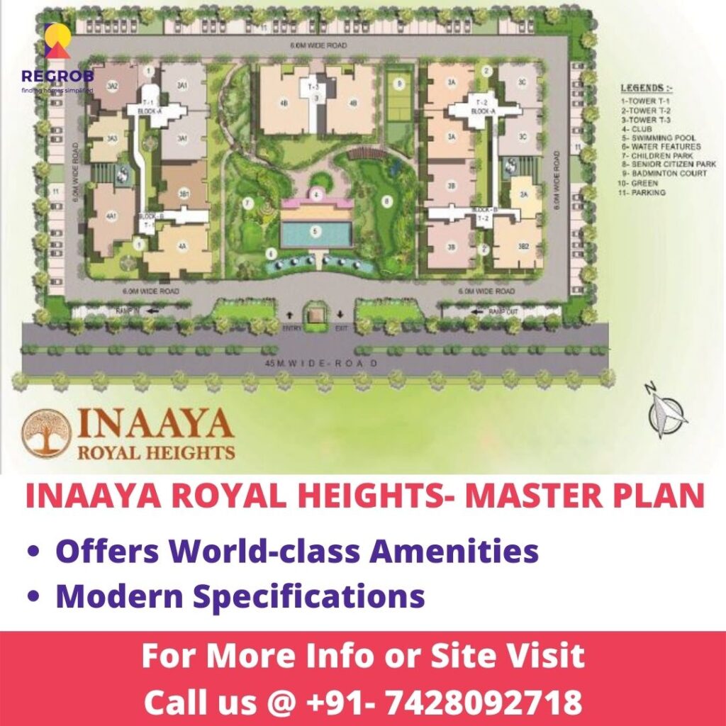 Master Plan of Inaaya Royal Heights