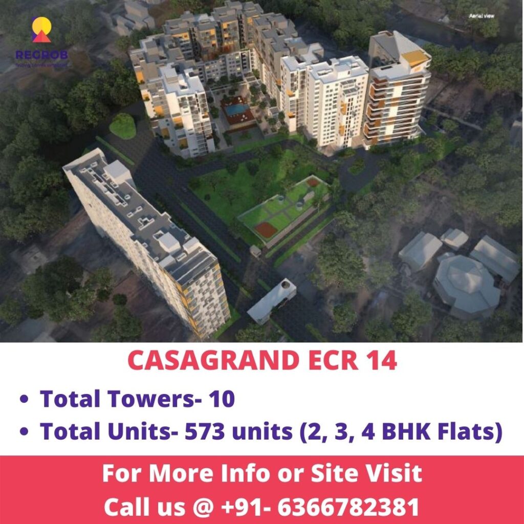 Aerial view of Casagrand ECR14