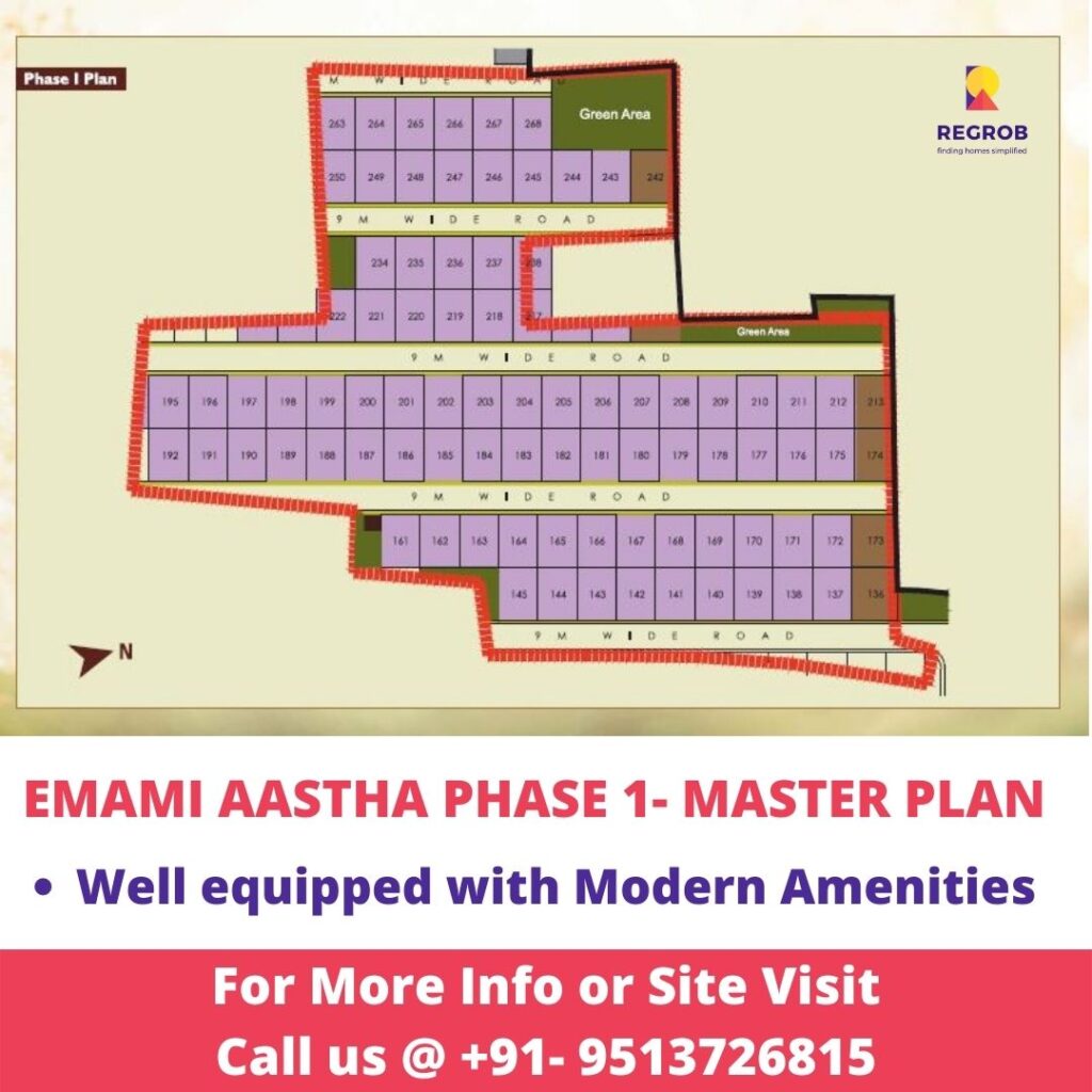 Master Plan of Emami Aastha phase 1