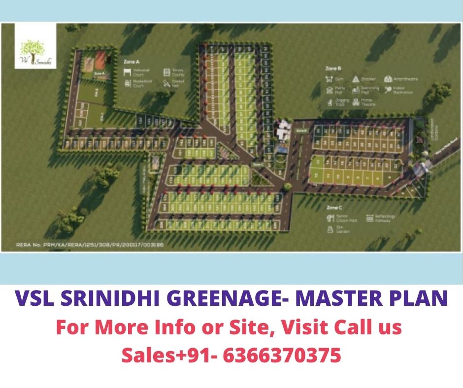 Master Plan of VSL Srinidhi Greenage