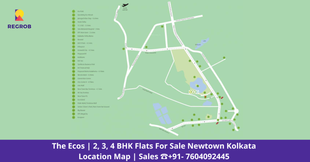 the ecos newtown kolkata